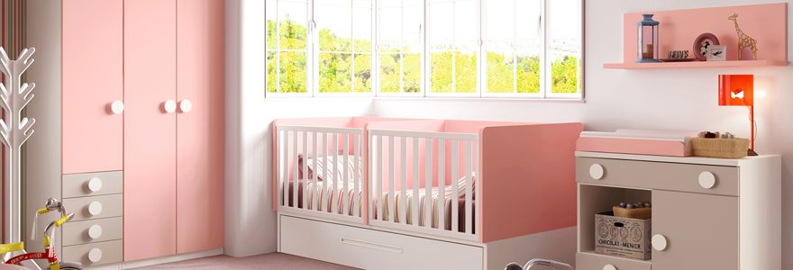 chambre d'un bébé fille